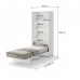 Sienas gulta 90 BED CONCEPT BC-03, balts glancēts